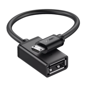 Adaptador OTG / Micro USB Macho a USB 2.0 A Hembra / 480 Mbps / 10 cm / Plug & Play