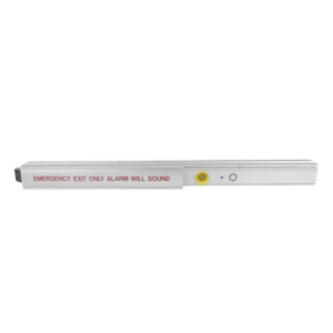 Barra de Emergencia / Cerrojo con Alarma / Resistente al Fuego 3 hrs / UL Grado 1 / Ajustable 29 a 36 pulgadas / Acabado Aluminio