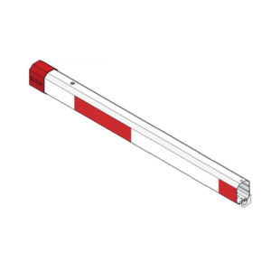 Brazo Octagonal para Barrera Vehicular / Aluminio 4.26 m (14 ft) / Reflectantes Integrados / Compatible Iluminación Rojo-Verde / Diseño Modular