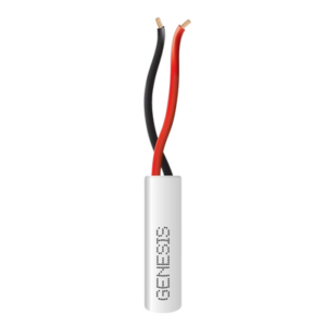 Bobina de 305 Metros de Cable / 2 x 22 AWG / Color Blanco / Riser / Para Sistemas de Intrusión y Automatización