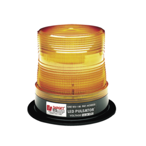 Burbuja PULSATOR LED Clase 2, Color ámbar, Montaje Permanente