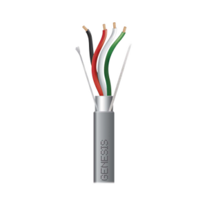 Cable para Alarma / 2 Pares 18 AWG / Bobina 305 m (1000 ft) / Blindado / Riser / Gris