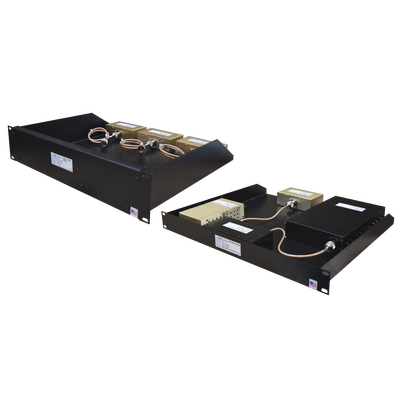 Multiacoplador y Preselector / 375-512 MHz / 12 Canales / 2-8 MHz / 2 UR / Rack 19 in / N Hembras