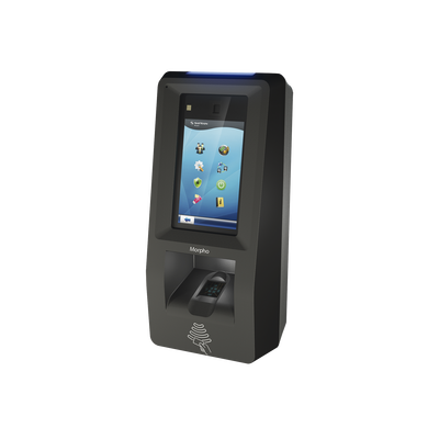 Lector de Huellas Dactilares / IP65 / IK09 / PoE / iCLASS / Detección de Dedo Falso / 2.13 pies x 2.13 pies x 0.82 pies