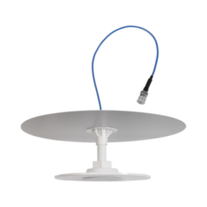 Antena Omnidireccional de Bajo Perfil Ultra Delgada con Reflector para Máxima Ganancia de 7dBi. Cubre bandas de celular 5G, 4G, 3G y WiFi de 608 a 2700 MHz.