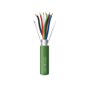 Bobina de Cable / 305 m (1000 ft) / 6 Conductores / 22 AWG / Blindado / Plenum / Verde