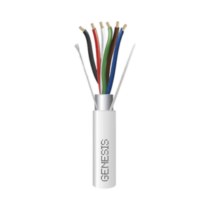 Cable para Alarma / 6 Conductores / 18 AWG / Blindado / Plenum / 305 m (1000 ft) / CL3P FPLP CMP FT6