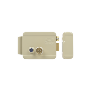 Cerradura Eléctrica / Incluye Llave / Derecha/ Con Botón integrado /Exterior