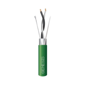 Cable de Datos EIA-485 / 2x22 AWG / Blindado Trenzado / Plenum / Bobina 305 m (1000 ft) / Verde