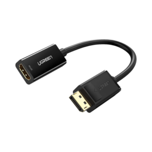 Convertidor DisplayPort a HDMI / 4K@30Hz / HDR / 3D / Cable 25 cm (0.82 ft) / Conectores Dorados / Chip IC Avanzado