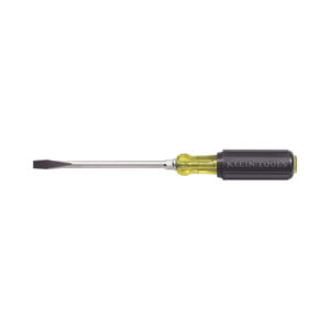 Desarmador de Punta Plana de 10 mm con Mango Acojinado de 203 mm.