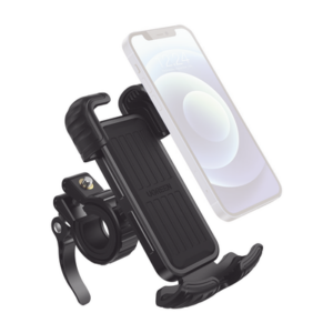 Soporte para Celular / Manillar de Motocicleta o Bicicleta / Anti Vibración / Rotación 360° / Liberación Rápida / Manillar 0.6'' a 1.75''