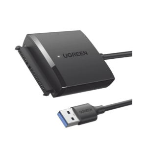 Adaptador USB 3.0 a SATA III / 5 Gbps / UASP y TRIM / HDD y SSD 2.5" y 3.5" / Hasta 12 TB / Cable 50 cm