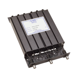 Duplexer de Rechazo de Banda / 440-490 MHz / 4.6-6 MHz Separación Tx-Rx / 50 W / 6 Cavidades / 1.25 x 6 x 9.5 in