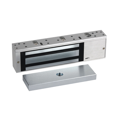 Electroimán de retención / 12-24 VDC auto-sensitiva / 1.200 lbf / 230 mA / Puerta de una sola ala / Diseño a prueba de fallos