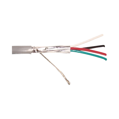 Cable Multiconductor / 4 x 16 AWG / Blindado / 305 m (1000 ft) / Riser / UL / Gris