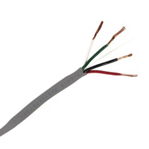 Bobina de 305 m (1000 ft) / Cable de Cobre / 4 x 18 AWG / Tipo Alarmas UL / Para Interior / Color Gris / Multi-Propósito