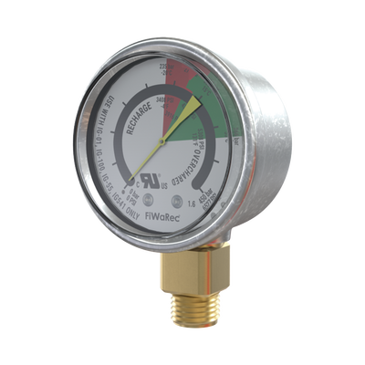 Manómetro de Contacto │ Argón/Nitrógeno │ 4351 PSI (300 bar) N.O │ Baja presión