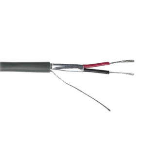 Cable de Control / Calibre 22 AWG / 2 Conductores / Blindado / 305 m (1000 ft) / Riser CMR / UL 1666 / Color Gris