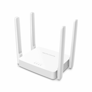 Router Inalámbrico / Wi-Fi 5 AC1200 / Dual Band 2.4 GHz y 5 GHz / 4 Antenas 5 dBi / 3 Puertos 10/100 Mbps