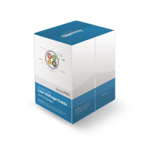 Bobina de cable / 4 conductores / 18 AWG / 152 m (500 ft) / FRPVC / CM / Control de acceso