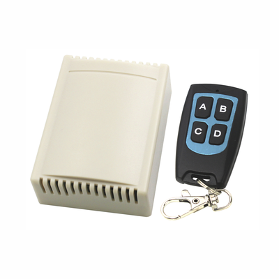 Receptor de 4 Canales / 433.92 MHz / 40 Transmisores / 12VDC / Alcance 30 m / 81x38x22 mm (3.2x1.5x0.9 in)