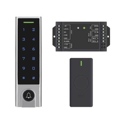 Controlador de Acceso con Teclado Inalámbrico / IP65 / 1000 Tarjetas / 125 kHz / 433 MHz / 30 m (98.4 ft) / -40 a 60 °C