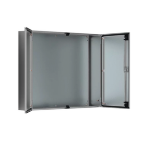 Gabinete de Doble Puerta / 1200 x 1200 x 400 mm / Acero Inoxidable Cepillado / IP55 / NEMA 12 / IK10