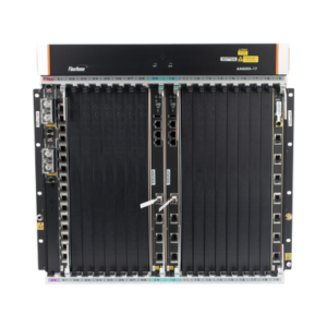 OLT Carrier Class Modular / 16 Ranuras de Servicio / 240 Puertos GPON o 120 XGPON / 6.8T Switching / 200G Slot Bandwidth / 16,000 ONTs / Rack 21"