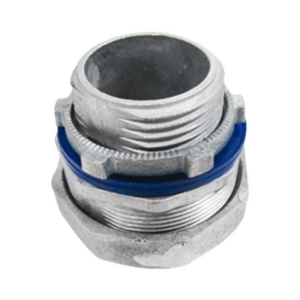 Conector Recto para Tubo Liquidtight / 2" (50 mm) / Brunido Brillante / Contratuerca y Sellos Incluidos / Normas NEMA FB-1, GSA/F406D, UL 514B