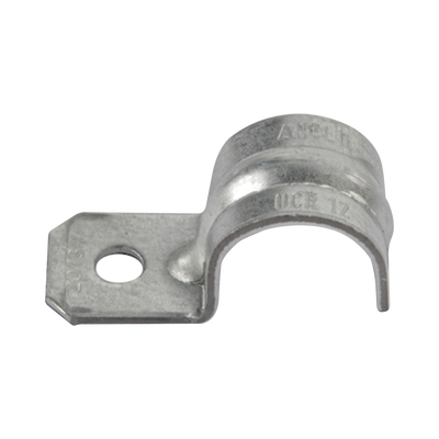 Abrazadera Tipo Uña / 2" (51 mm) / Acero Pregalvanizado Calibre 16 / Pared Delgada / Tornillo 1/4"