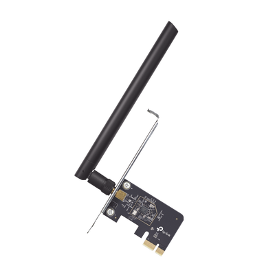 Adaptador PCI Express Inalámbrico / Dual Band AC 600 Mbps / MU-MIMO / Antena Omnidireccional 2 dBi / WPA3 / Perfil Bajo y Completo