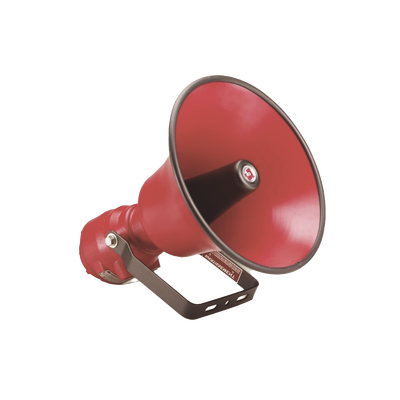Altavoz amplificado a prueba de explosiones / 30 W / 24 VCD / IP66 / UL cUL Clase I Div 1-2 Grupos B-G / Clase II Div 2 Grupos F-G / Clase III / 98.4 ft