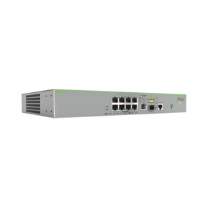 Layer 3 Lite Managed Access Switch, 8x 10/100T PoE, 1x SFP uplink, US Power Cord.