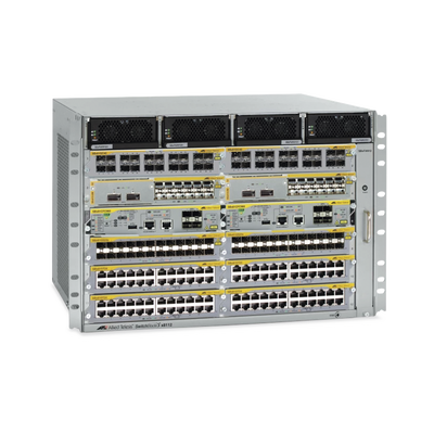 Chasis de Switch Blade / 12 Ranuras / 2 Controladores + 10 Línea / 184 Gbps / Hot-Swap / 6.56 ft (2 m) Rack