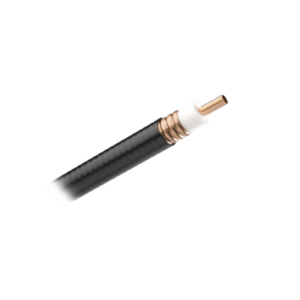 Cable Coaxial Inalámbrico / 7/8 pulgadas / Cobre Corrugado 100% Blindado / PE Negro / 50 Ohm / 9.4 mm Conductor