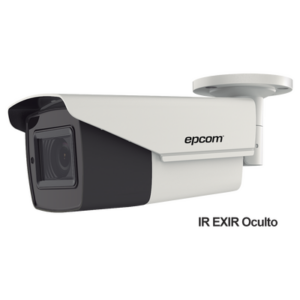 Cámara Bullet TURBOHD 4K / Lente Mot. 2.7 a 13.5 mm / IR EXIR 80 m / 262 ft / IP67 / 12 Vcc - 24 VCA / dWDR
