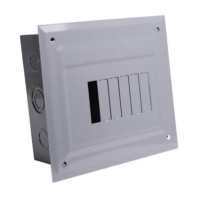Centro de Carga Empotrable / 06 Polos / 60 A / 1 Fase 3 Hilos / 120/240 V AC / 10 kA / 205x185x75 mm (8.1x7.3x3.0 in)