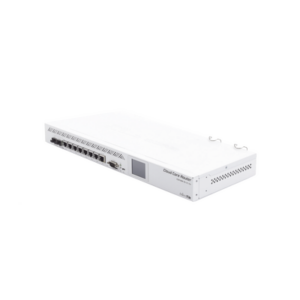 (CCR1009-7G-1C-1S+) Cloud Core Router, CPU 9 Núcleos,7 Puertos Gigabit, 1 Combo TP/SFP, 1 puerto SFP+, 2 GB Memoria