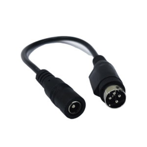 Adaptador DC / Jack Hembra 5.5x2.1mm a Minidin 4 Pines Macho / 168mm / DVR y NVR
