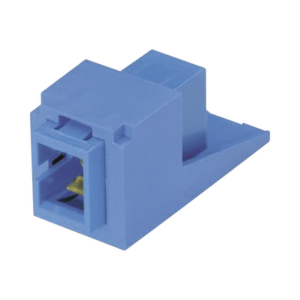 Módulo Acoplador / SC Simplex / Fibra Monomodo OS1/OS2 / Cerámica Zirconia / Color Azul / Mini-Com