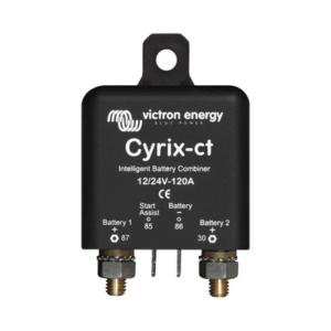 Combinador Inteligente de Baterías / 12/24 V Autorregulado / 120 A / Protección Térmica / StartAssist / Pernos M6 13 mm