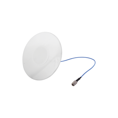 Antena DAS para techo / 608-2700 MHz / Bajo PIM -155 dBc / Diseño ultra-delgado traslúcido / Conector N hembra