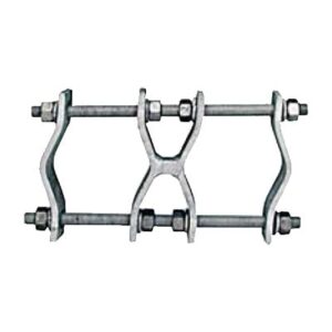 Kit de Montaje Tipo Pipa / Acero Galvanizado / Diámetro 31.8 mm a 88.9 mm / Intemperie / Peso 3.2 kg / Color Plata