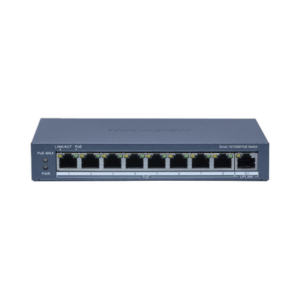 Switch PoE+ Monitoreable / 8 Puertos 10/100 Mbps / 1 Puerto Uplink Gigabit / Alcance Extendido 300 m (984.3 ft) / 110 W