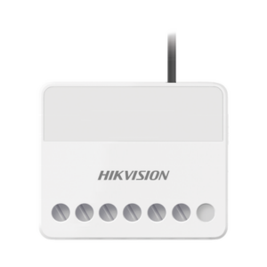 Relevador Inalámbrico / 1 Entrada Alarma 24 h / 1 Salida 0-36 Vcc 5 A / 433 MHz Bidireccional / AES-128 / LED de Estado