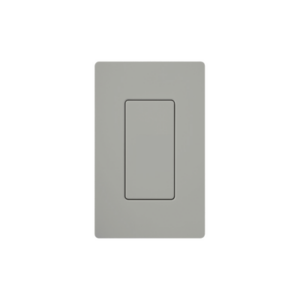 Inserto Ciego para Placa Decorador / Acabado Brillante Gris / Plástico 0.3 in (7.6 mm) / 2 5/8 in (66.7 mm) x 1 5/16 in (33.3 mm)