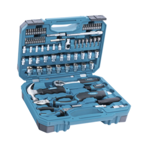 Juego de herramientas manuales / 76 piezas / Acero de alta resistencia / Brocas y puntas para metal, concreto y madera / Maletín organizador