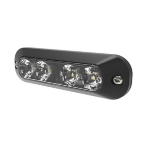 Luz Perimetral / 4 LEDs Ultra Brillantes / 30 Patrones / 12-24 VCC / 4.7 x 0.8 x 1.4 in / Azul