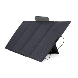 Módulo Solar Portátil y Flexible de 400W Recomendado para Estaciones Portátiles EFD330, EFD350 ó EFD500 / Ajuste de Ángulo / Carga Eficiente / Incluye Cable XT60 a MC4